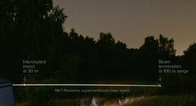 Monitoring insect diversity with hyperspectral lidar - NKT Photonics